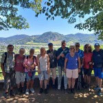 Skifreunde am  Heinrichsblick