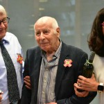 Die Gründer Monika und Bernd Hartwig mit Günter Weiß (88), dem ältesten Mitglied.