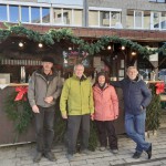 Das Aufbau-Team unter Leitung von Mariette Saß